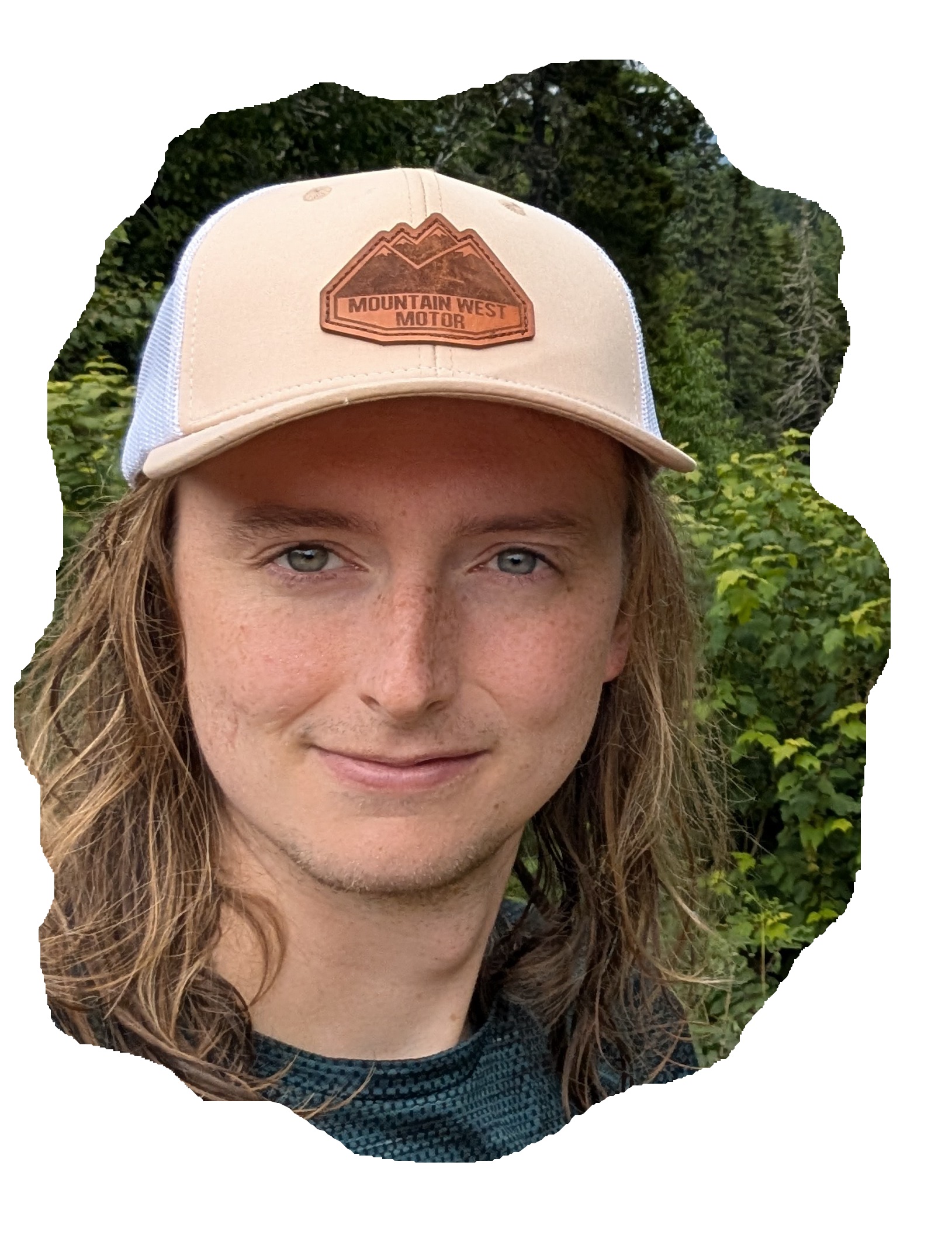 A photo of my face taken at Parc National La Mauricie